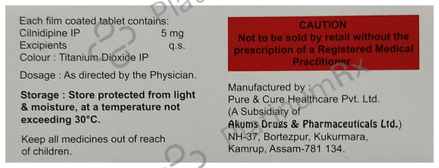 Cilnicaid 5 Tablet