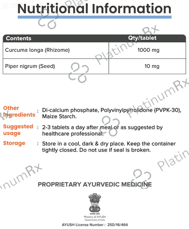 MediZen Curcumin Tablet 30 tablets