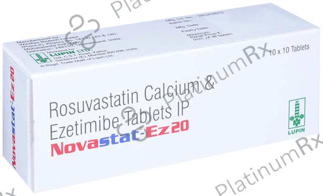 Novastat EZ 20/10mg Tablet 10s