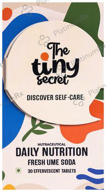 The Tiny Secret Nutraceutical Daily Nutrition Effervescent Tablet Fresh Lime Soda