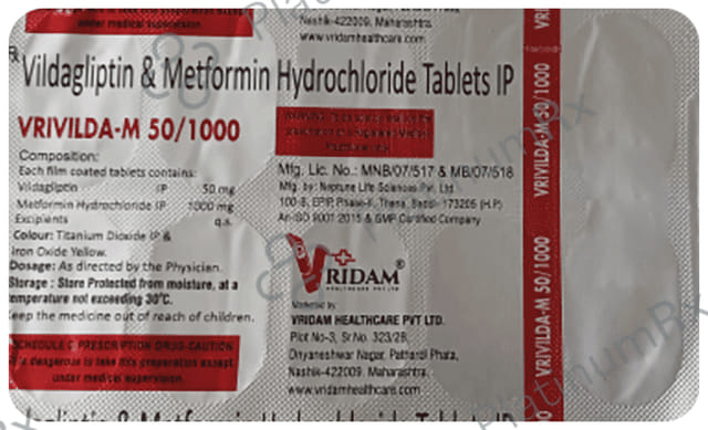 Vrivilda M 50/1000 Tablet