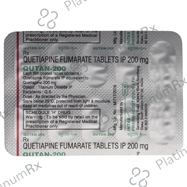 Qutan 200mg Tablet 10s