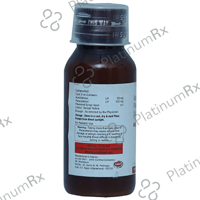 Adzo AP Kid 50/125mg Oral Suspension 60ml