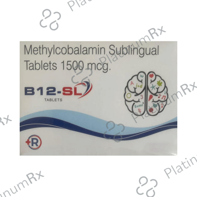 B12 SL 1500mcg Sublingual Tablet 10s