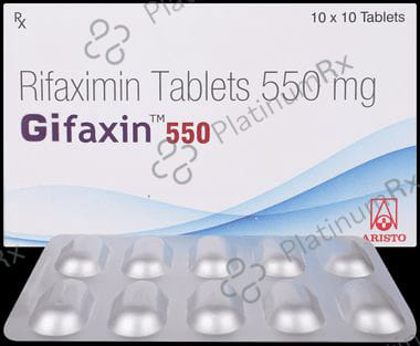 Gifaxin 550mg Tablet 10s