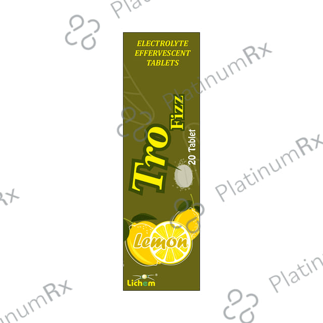 Tro Fizz Effervescent Tablet Lemon