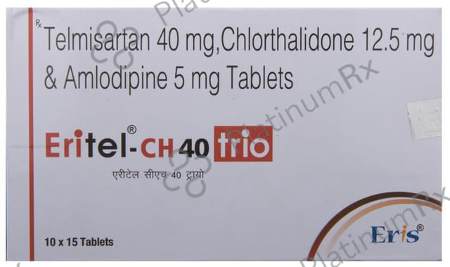 Eritel CH 40 Trio 5/12.5/40mg Tablet 15s