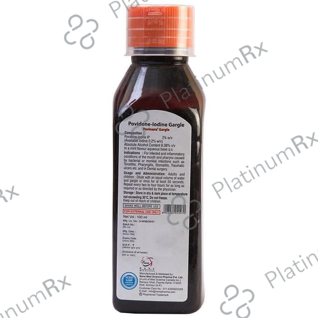 Povinanz Gargle 100ml for Oral Care 100 Gargle