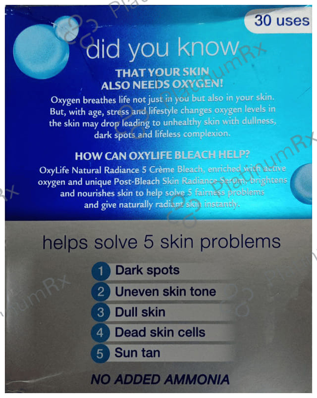 Dabur Oxylife Salon Professional Creme Bleach with Natural Radiance