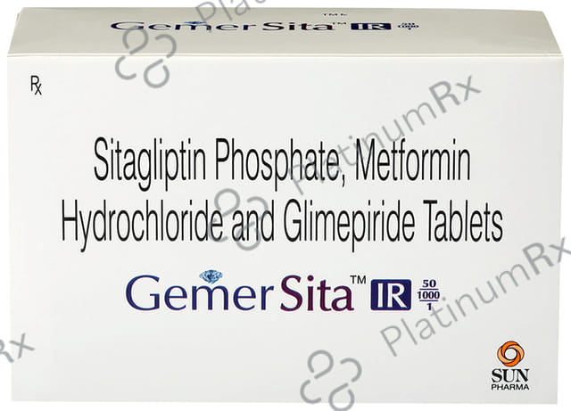 Gemer Sita IR 50/1000/1mg Tablet 10s
