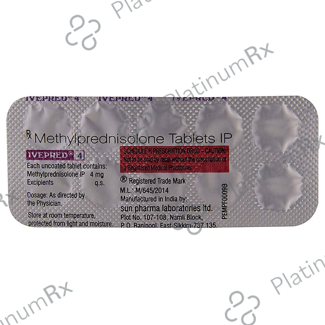 Ivepred 4mg Tablet 10s