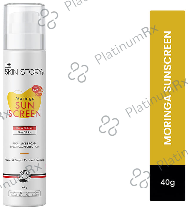 The Skin Story Sunscreen Moringa SPF 50+ Cream 40gm