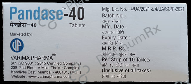 Pandase 40 Tablet