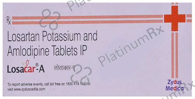 Losacar A 5/50mg Tablet 10s