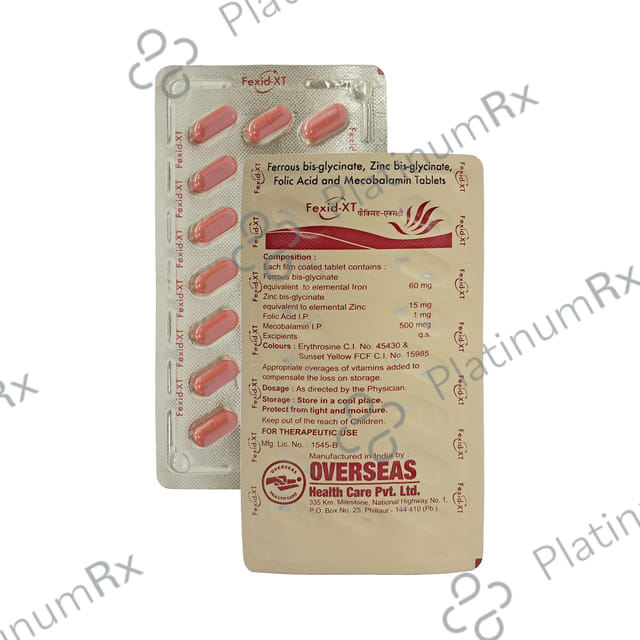 Fexid XT 1000/500mcg Tablet 15s