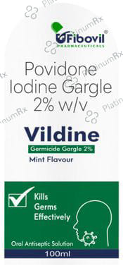 Vildine Germicide Gargle 2% Mint