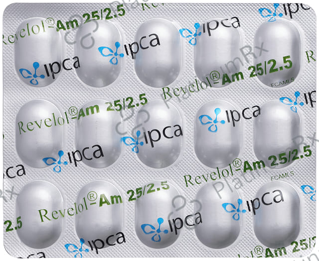 Revelol AM 25/2.5mg Tablet PR 15s