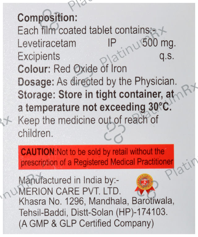 Levirate 500mg Tablet 10s