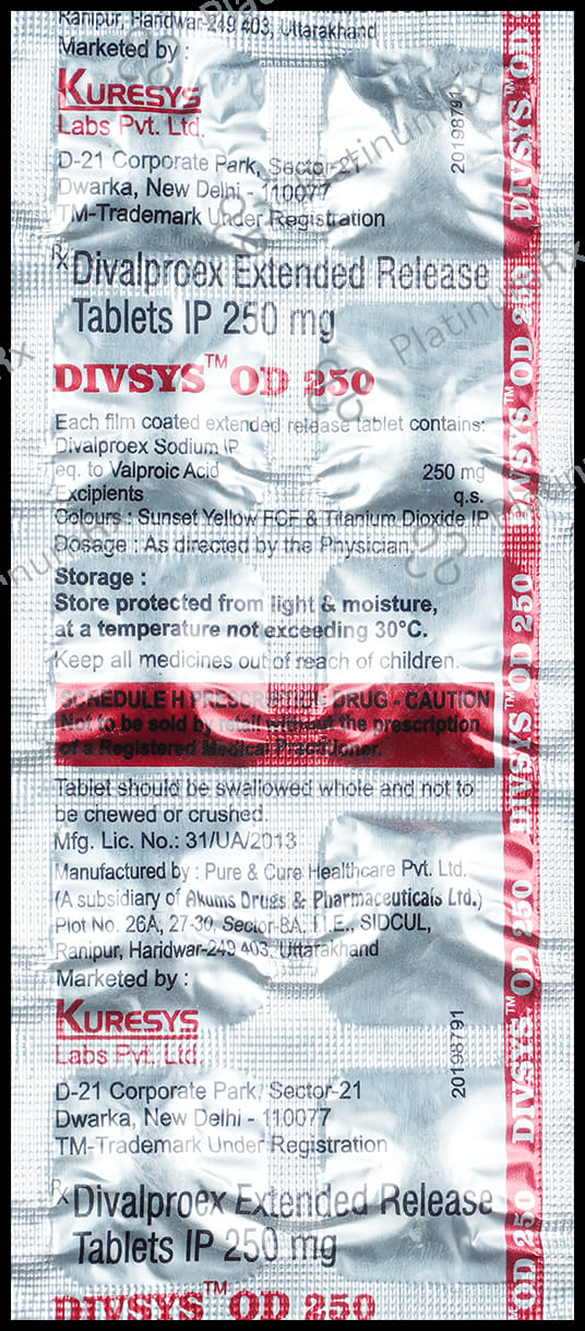Divsys OD 250mg Tablet ER