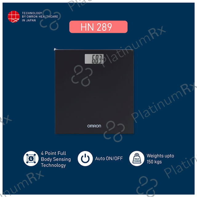 Omron HN-289 Weighing Scale Black