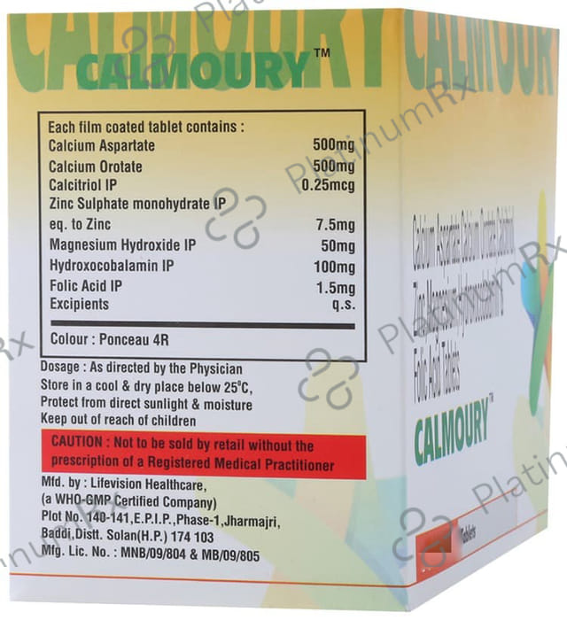 Calmoury Tablet 10s