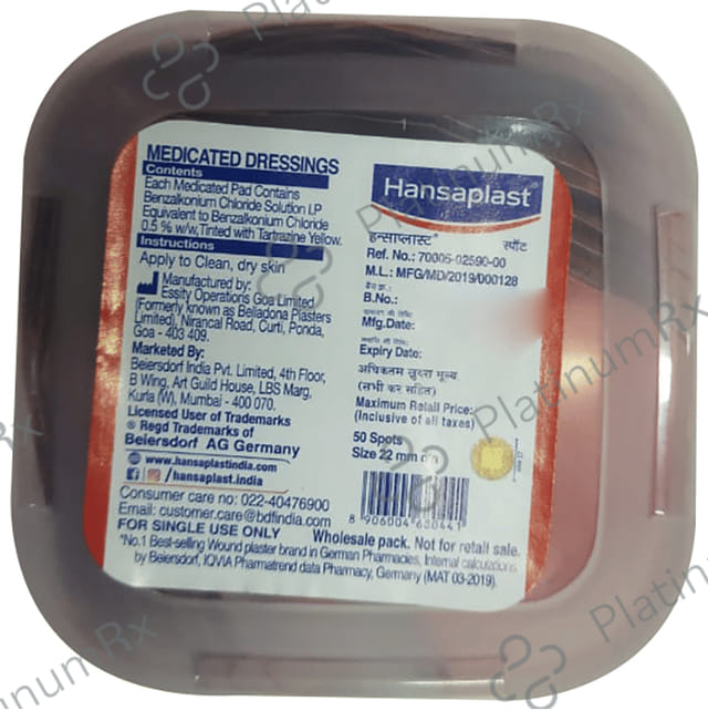 Hansaplast Spot Bandage 50s