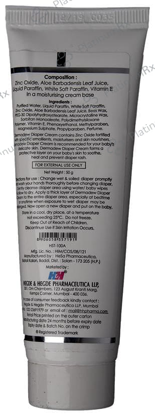 Dermadew Baby Diaper Cream 50gm