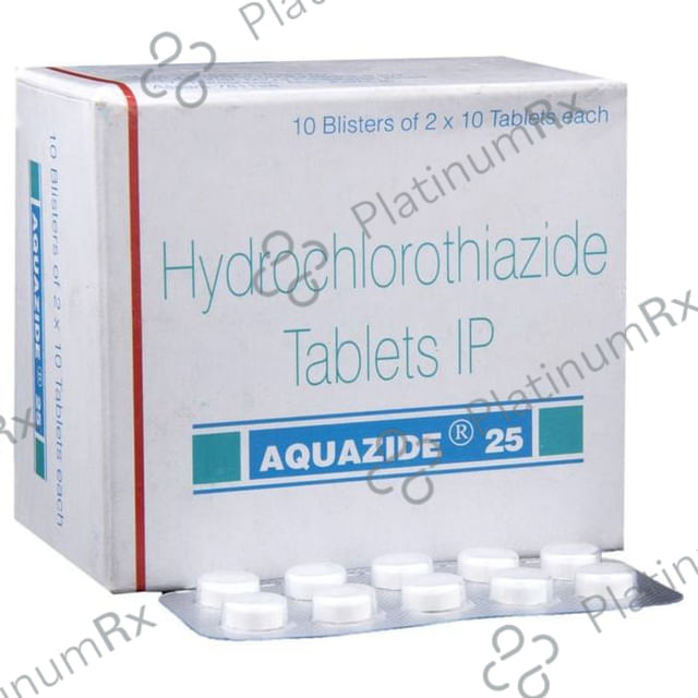 Aquazide 25mg Tablet 10s