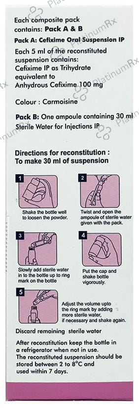 Ritecef O 100 Dry Syrup