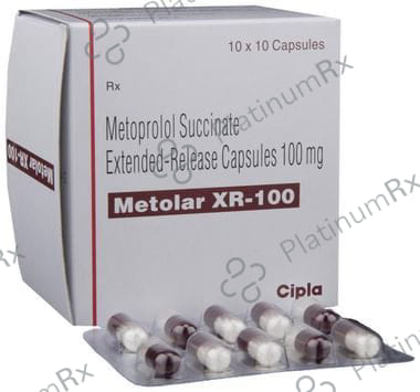 Metolar Xr 100mg Capsule ER 10s