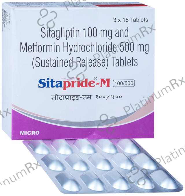 Sitapride M 100/500mg Tablet PR 15s