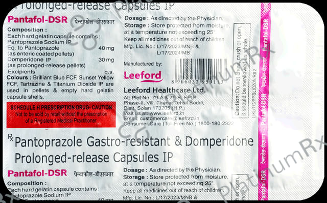 Pantafol DSR 30/40mg Capsule PR 10s
