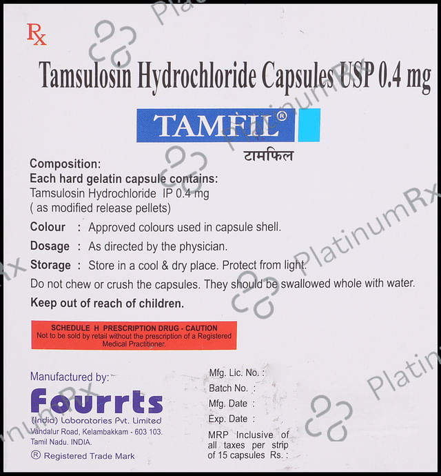 Tamfil 0.4mg Capsule 15s