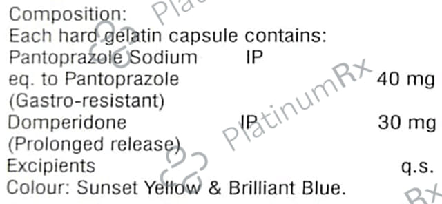 Tripanta D 30/40mg Capsule SR 10s