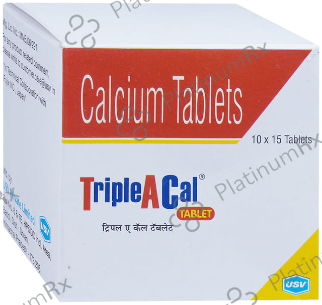 Triple A Cal 150mg Tablet 15s