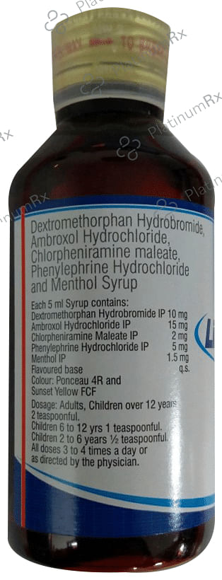 Lincotus DX Dry Cough Formula Syrup 100ml