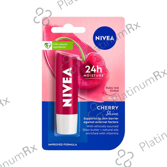 Nivea Lip Balm with Natural Oils - Cherry Shine