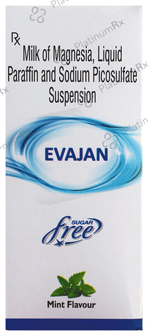 Evajan Oral Suspension Mint Sugar Free