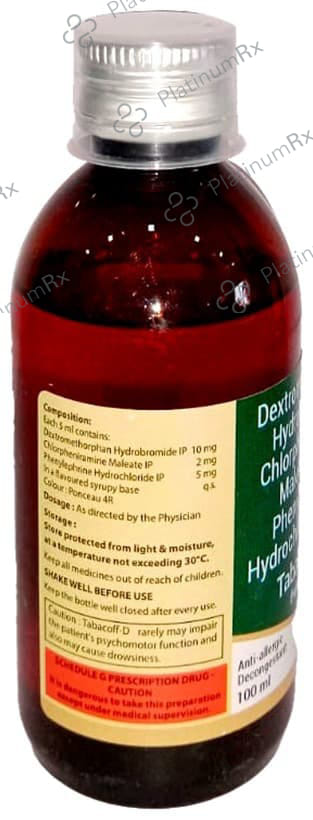 Tabacoff D Syrup 100ml