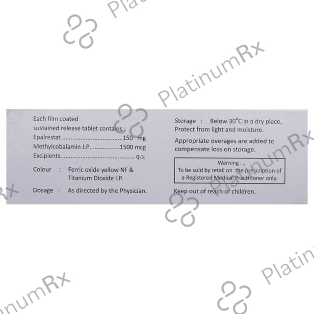 Aldonil Plus 150mg/1500mcg Tablet SR 10s