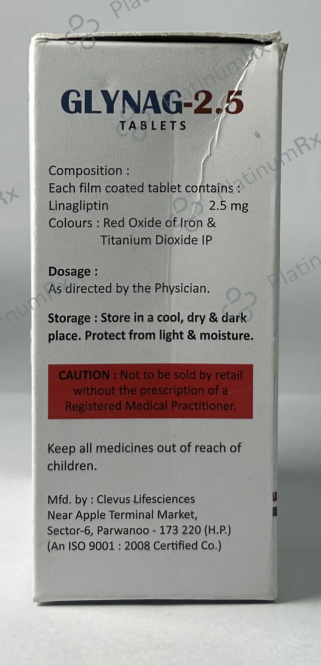 Glynag 2.5mg Tablet 10s