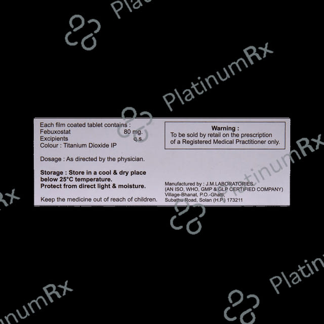 Febixo 80 Tablet