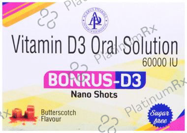 Bonrus D3 Nano Shots Butterscotch Sugar Free Oral Solution 5ml