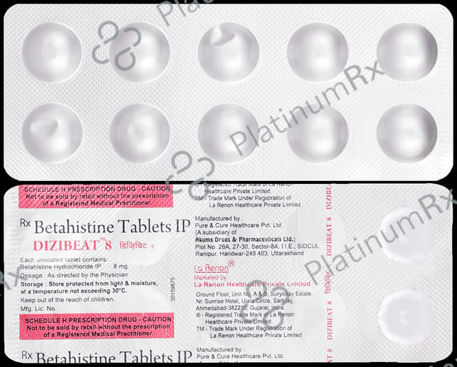Dizibeat 8mg Tablet 10s