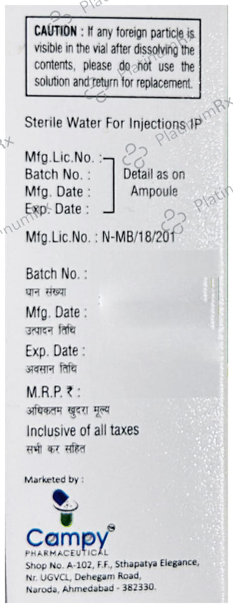 Acicamp 20mg Injection 1s