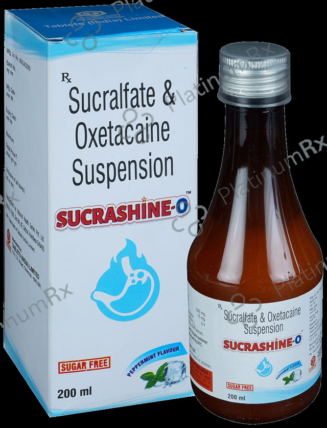 Sucrashine O Oral Suspension Peppermint Sugar Free