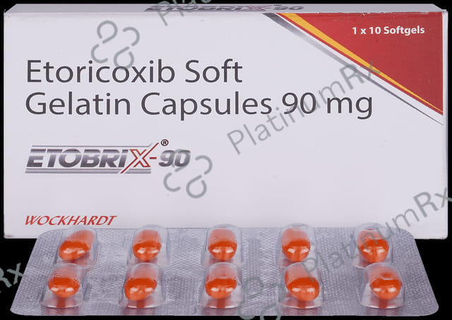 Etobrix 90mg Soft Gelatin Capsule 10s