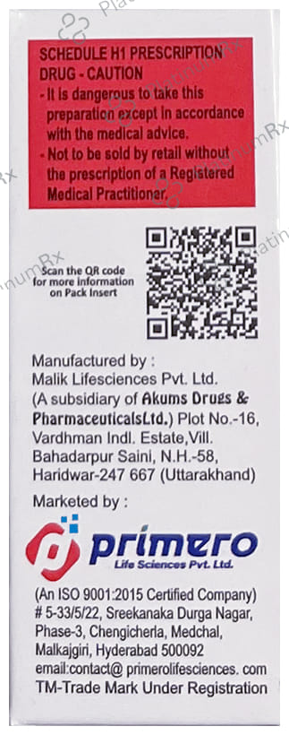 Gigxone TZ 500/62.5mg Injection 1s