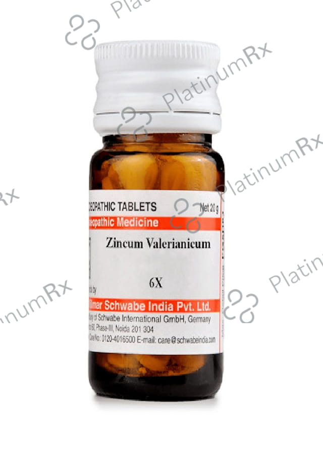 Dr Willmar Schwabe India Zincum Valerianicum Trituration Tablet 6X