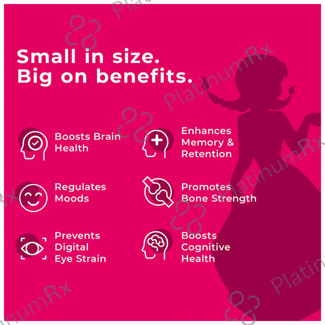 Wellbeing Nutrition Disney Frozen Melts into Vital Omega Oral Thin Strip Age 6+ Strawberry Mint